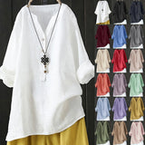 Women's 3-5XL Blouse Fashion Designer Long-Sleeve Tops (Plus Size)
