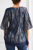 Women's 3-5XL Fashion Designer Tops Blouse T-Shirts (Plus Size)
