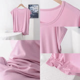 Women's 3-8XL Modal Fashion Designer Blouse T-Shirts (Plus Size)-Women's Tops Fashion Designer Plus Size T-Shirts / Blouses