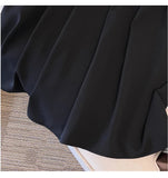 Women's 5-10XL Pleated Fashion Designer High Waist Skirts (Plus Size)