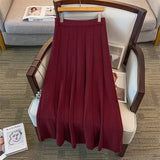 Women's A-Line 4-9XL Fashion Designer Long Skirts (Plus Size)-Women's Fashion Designer Plus Size Skirts-International Women's Clothing