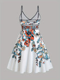 Women's A-Line 5-9XL Fashion Designer Short Dresses (Plus Size)