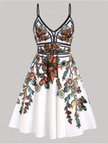 Women's A-Line 5-9XL Fashion Designer Short Dresses (Plus Size)