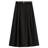 Women's A Line Fashion Designer 1-5XL Midi Skirts (Plus Size)-Women's Fashion Designer Plus Size Skirts-International Women's Clothing