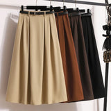 Women's A Line Fashion Designer 1-5XL Midi Skirts (Plus Size)-Women's Fashion Designer Plus Size Skirts-International Women's Clothing