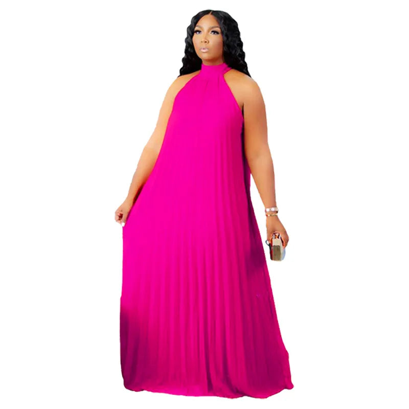 Women's A-Line Fashion Designer Pleated Long Dresses (Plus Size) –  International Women's Clothing - Women's fashion designer plus size clothes