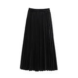 Women's A-Line Pleated 5-9XL Fashion Designer Midi Skirts (Plus Size)