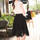 Women's A Line Pleated S-L Fashion Designer Harajuku Skirts (Midi)