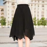 Women's A Line Pleated S-L Fashion Designer Harajuku Skirts (Midi)