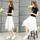 Women's A Line Pleated S-L Fashion Designer Harajuku Skirts (Midi)