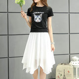 Women's A Line Pleated S-L Fashion Designer Harajuku Skirts (Midi)
