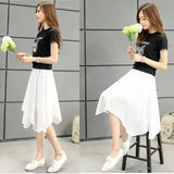 Women's A Line Pleated S-L Fashion Designer Harajuku Skirts (Midi)