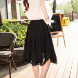 Women's A Line Pleated S-L Fashion Designer Harajuku Skirts (Midi)