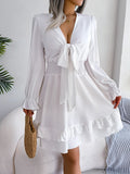 Women's A Line Ruffled Fashion Designer S-XL Mini Dresses (Short)