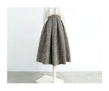 Women's A Line Winter Checkered Pencil Fashion Designer Skirts (Midi)