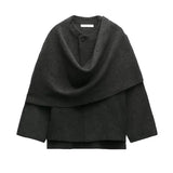 Women's Asymmetrical S-L Knitted Tops Fashion Designer Jerseys-Women's Fashion Designer Jerseys Tops-Women&#x27;s fashion designer plus size clothes