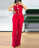 Women's Asymmetrical Fashion Designer Off Shoulders Jumpsuits-Women's Fashion Designer Rompers / Jumpsuits