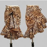 Women's Asymmetrical Ruffle Mermaid S-XL Fashion Designer Skirts (Midi)