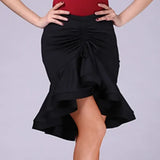 Women's Asymmetrical Ruffle Mermaid S-XL Fashion Designer Skirts (Midi)-Women's Fashion Designer Skirts-International Women's Clothing