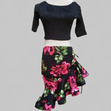 Women's Asymmetrical Ruffle Mermaid S-XL Fashion Designer Skirts (Midi)-Women's Fashion Designer Skirts-International Women's Clothing