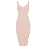 Women's Bandage Fashion Designer Bodycon Dresses (Midi)-Women's Fashion Designer Dresses