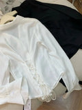 Women's Bandage Shirt Fashion Designer S-L Long-Sleeve Tops-Women's Fashion Designer Long-Sleeve Tops-International Women's Clothing