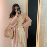 Women's Batwing 4-9XL Knitted Fashion Designer Cardigans (Plus Size)-Women's Tops Fashion Designer Plus Size Jerseys-pink-Women&#x27;s fashion designer plus size clothes