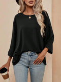 Women's Batwing Blouse 1-5XL Fashion Designer T-Shirts (Plus Size)