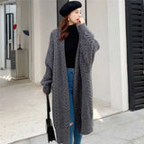 Women's Batwing Knitted Fashion Designer 4-9XL Cardigans (Plus Size)