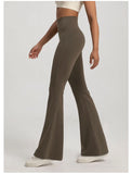 Women's Bell Bottom S-XL Drawstring Fashion Designer Bootleg Pants