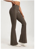 Women's Bell Bottom S-XL Drawstring Fashion Designer Bootleg Pants