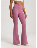 Women's Bell Bottom S-XL Drawstring Fashion Designer Bootleg Pants
