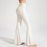 Women's Bell Bottom S-XL Drawstring Fashion Designer Bootleg Pants