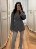 Women's Blazers Lapel One Button Fashion Designer Jackets-Women's Fashion Designer Jackets
