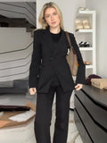 Women's Blazers Lapel One Button Fashion Designer Jackets-Women's Fashion Designer Jackets