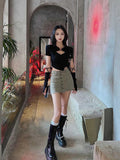 Women's Blouses Asymmetrical Hallow Out Tops Fashion Designer T-Shirts-Women's Tops Fashion Designer T-Shirts / Blouses