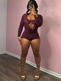 Women's Bodycon Booty S-L Rompers Fashion Designer Jumpsuits