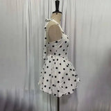 Women's Bubble Halter Fashion Designer Mini Dresses (Short)