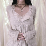Women's Button Up Fashion Designer Knitted Cardigan-Women's Fashion Designer Jerseys Tops