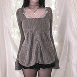 Women's Button Up Fashion Designer Knitted Cardigan-Women's Fashion Designer Jerseys Tops