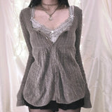 Women's Button Up Fashion Designer Knitted Cardigan-Women's Fashion Designer Jerseys Tops