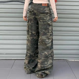 Women's Camo Baggy Fashion Designer Cargo Pants