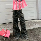 Women's Camo Baggy Fashion Designer Cargo Pants