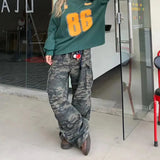Women's Camo Baggy Fashion Designer Cargo Pants