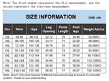 Women's Capri 2-8XL Fashion Designer Elastic Waist Pants (Plus Size)