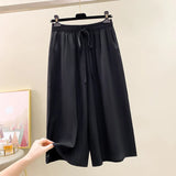 Women's Capris Plazzo 5-9XL Fashion Designer Pants (Plus Size)