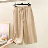 Women's Capris Plazzo 5-9XL Fashion Designer Pants (Plus Size)