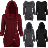 Women's Cardigan Knitted Fashion Designer Multi Function Jerseys (Plus Size)