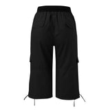 Women's Cargo S-3XL Fashion Drawstring Designer Fashion 3/4 Pants-Women's Fashion Designer Leggings / Pants-Women&#x27;s fashion designer plus size clothes