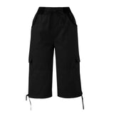 Women's Cargo S-3XL Fashion Drawstring Designer Fashion 3/4 Pants-Women's Fashion Designer Leggings / Pants-Women&#x27;s fashion designer plus size clothes